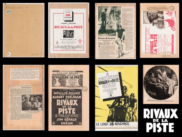 Zwei Mappen „Rivaux de la Piste“ in der Bibliothèque nationale de France